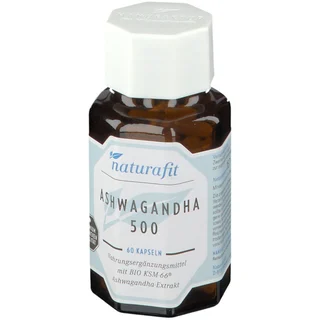 naturafit Ashwagandha 500 mg Kapseln, 60 Stück