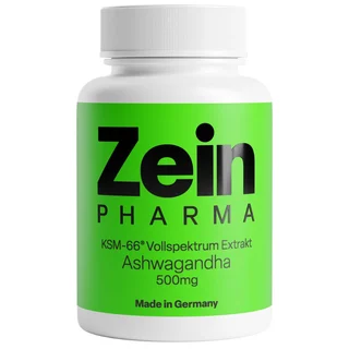 ZeinPharma Zein Pharma Ashwagandha Extrakt 500mg Kapseln, 60 Stück