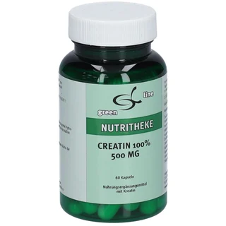 Nutritheke Creatin 100% 500 mg Kapseln 60 St