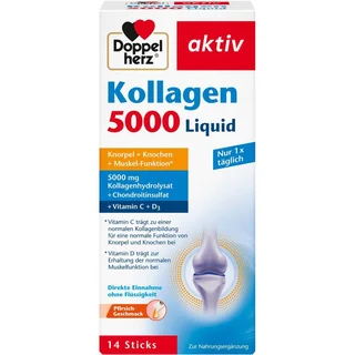 Doppelherz® aktiv Doppelherz Kollagen 5000 Liquid Sticks 14x10 ml Flüssigkeit