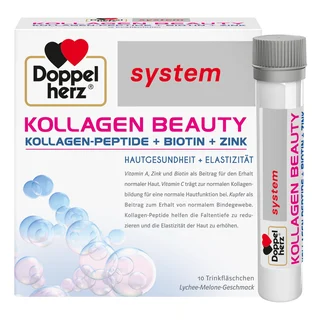 Queisser Pharma GmbH & Co. KG Doppelherz system Kollagen Beauty Ampullen, 10 Stück