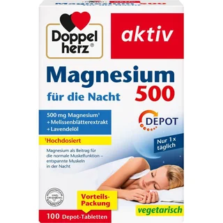 Doppelherz® aktiv Doppelherz Magnesium 500 für die Nacht Tabletten 100 St