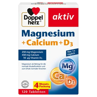 Doppelherz® aktiv Doppelherz Magnesium+Calcium+D3 Tabletten 120 St