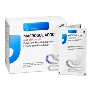 Zentiva Pharma GmbH Zentiva Macrogol ADGC plus Elektrolyte Pulver Beutel, 20 Stück