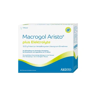 Aristo Pharma GmbH Macrogol Aristo Plus Elektrolyte 13,72 G Ple 10 St