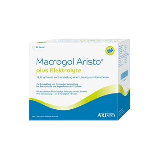 Aristo Pharma GmbH Aristo Macrogol plus Elektrolyte Pulver Beutel, 20 Stück