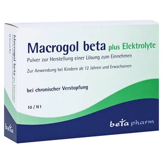 betapharm Arzneimittel GmbH betapharm Macrogol beta plus Elektrolyte Pulver Beutel, 10 Stück