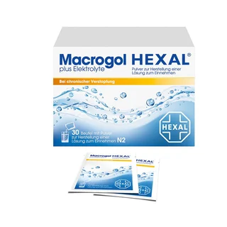 HEXAL Macrogol  plus Elektrolyte Plv.z.H.e.L.z.E. 30 St Beutel