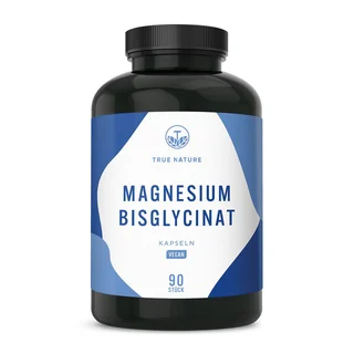 True Nature Magnesium Kapseln - Bisglycinat (Probiergröße) 90 St