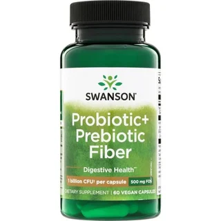 SWANSON HEALTH PRODUCTS Swanson Probiotika + Präbiotische Ballaststoffe 60 Pc