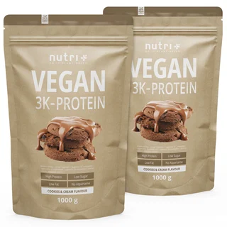 Nutri+ Veganes Proteinpulver 3K 2000 g Pulver