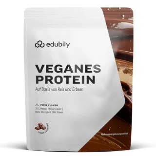 edubily Veganes Proteinpulver Schoko 750 g Pulver