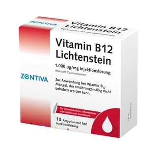 Zentiva Pharma GmbH Vitamin B12 Lichtenstein Ampullen, 10ml (10x 1ml)