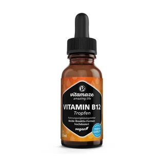 vitamaze Vitamin B12 100 µg hochdosiert vegan Tropfen 50 ml