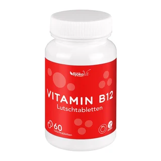 Kolbe Nutrition GmbH BjökoVit Vitamin B12 vegan Lutschtabletten, 60 Stück