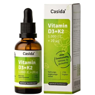 Casida Vitamin D3 K2 Tropfen 50 ml