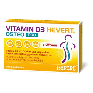 HEVERT Vitamin D3  Osteo Pro Filmtabletten 60 St