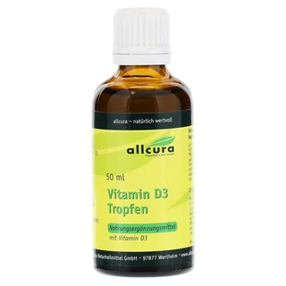 Allcura Naturheilmittel GmbH allcura Vitamin D3 Tropfen, 50ml (40745)