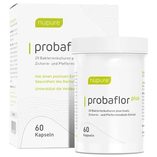 nupure probaflor plus Probiotika Darmgesundh.Kps 60 St Kapseln magensaftresistent